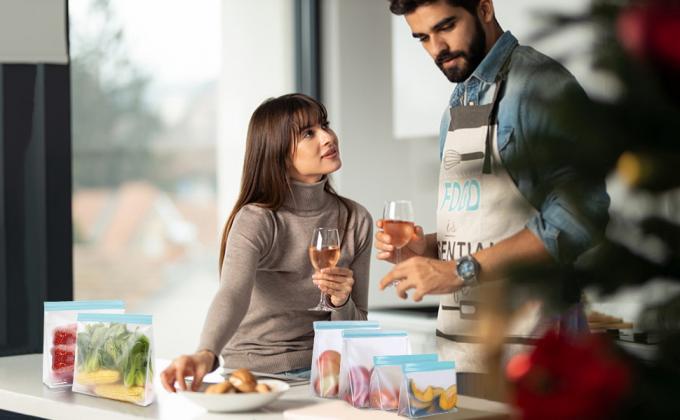 silicone bags for food storage reusable silicone bags