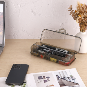Clear Plastic Stationery Box