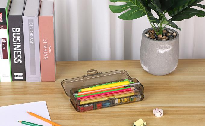 Clear Plastic Pencil Box
