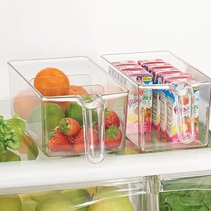 Handles Bins for Portable Storage