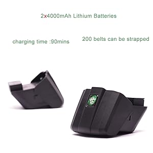 2*4000mAh battery 