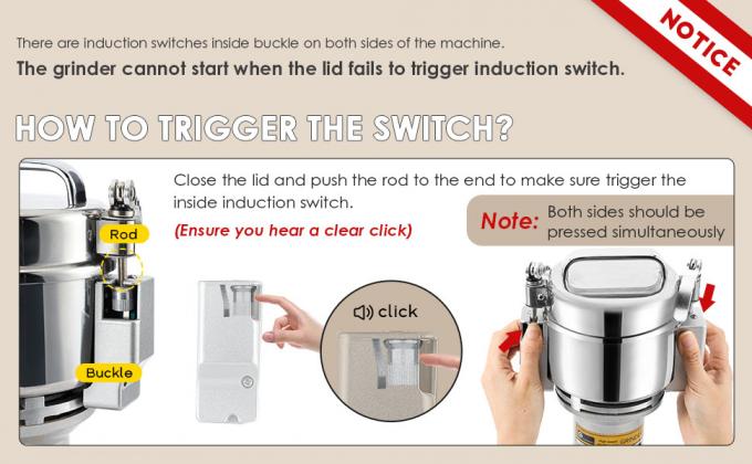 trigger the switches